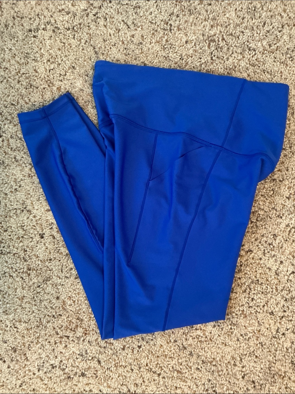 All In Motion Royal Blue High-Waist Leggings Size Small